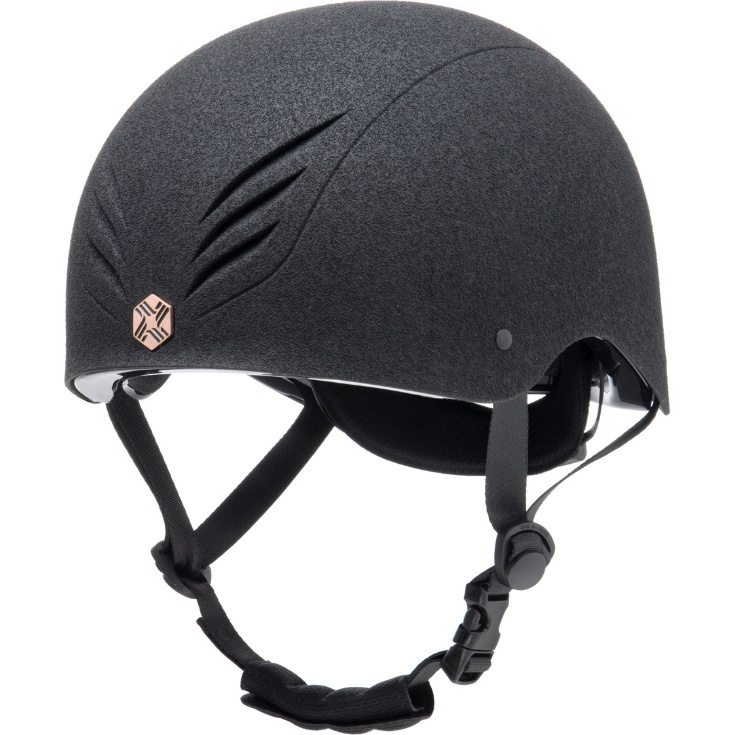 2025 Charles Owen Phoenix Helmet PHXBBRG - Black Rose Gold
